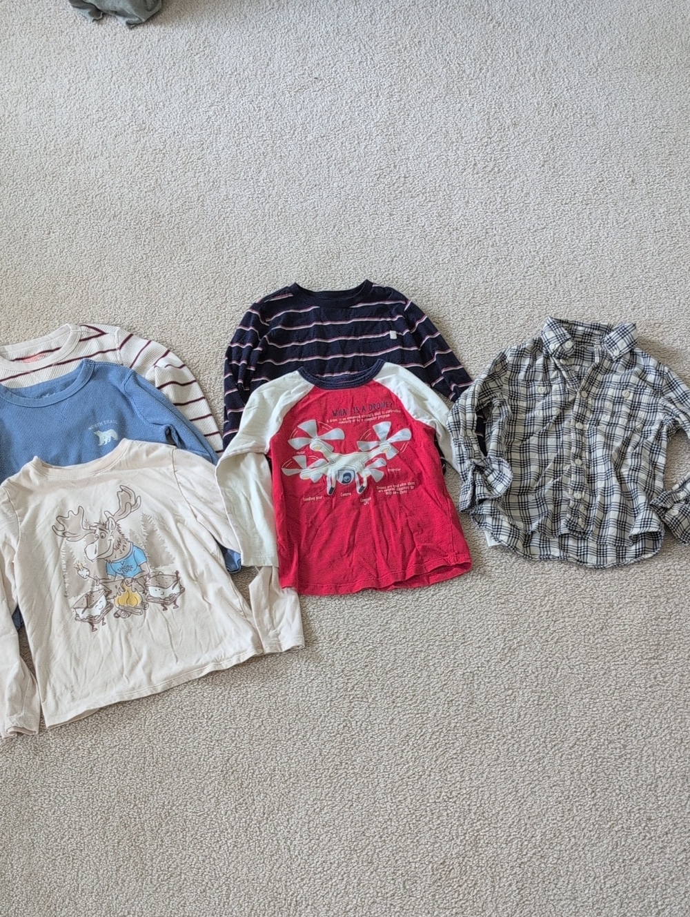 Boys Shirt Lot Crewcuts, Boden, Cat &Jack, Nordstrom, Size 6/7